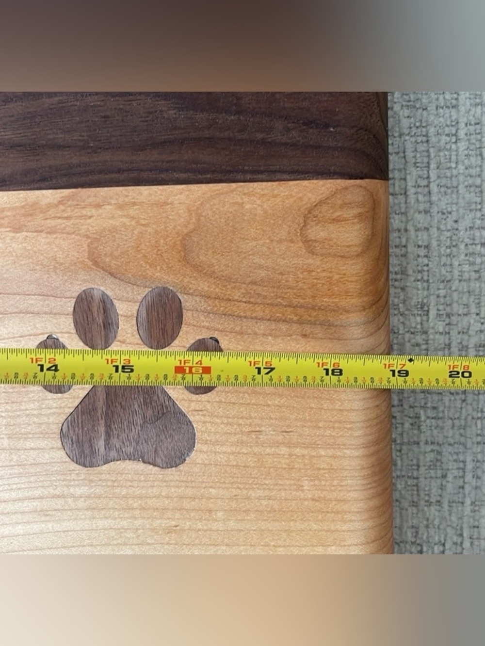 Handmade Wood Chopping Cutting Board Dog
Print 12" X 19" New - Picture 3 of 4
